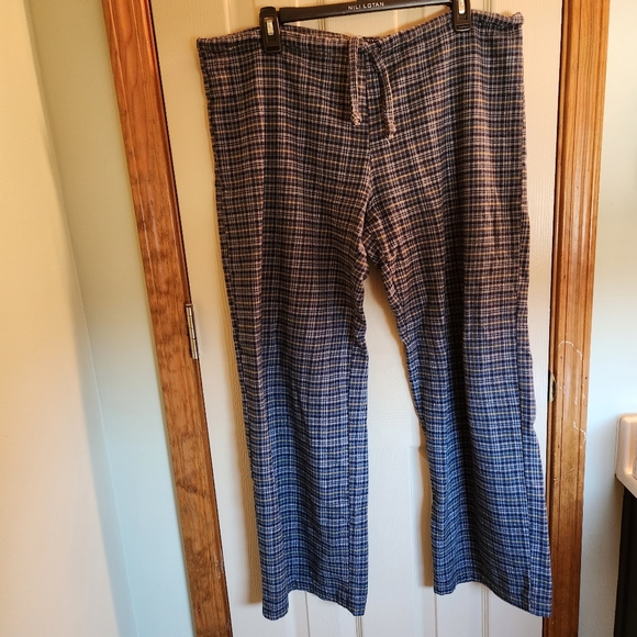 Classic cotton plaid flannel pajama pants sz. M/L unisex - Picture 2 of 7